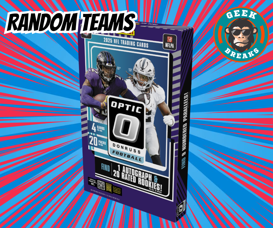 Random Team Break – 2025 Panini Donruss Optic Football Hobby Box
