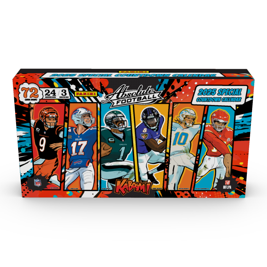 2025 Panini Absolute Football Countdown Calendar – 24 Days of NFL Cards | Geek Breaks