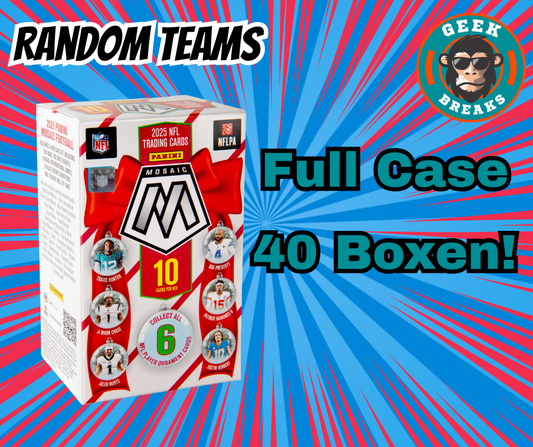 Full Case Break – #S069 2025 Panini Mosaic Ornament Blaster (40 Box Case) – Random Team