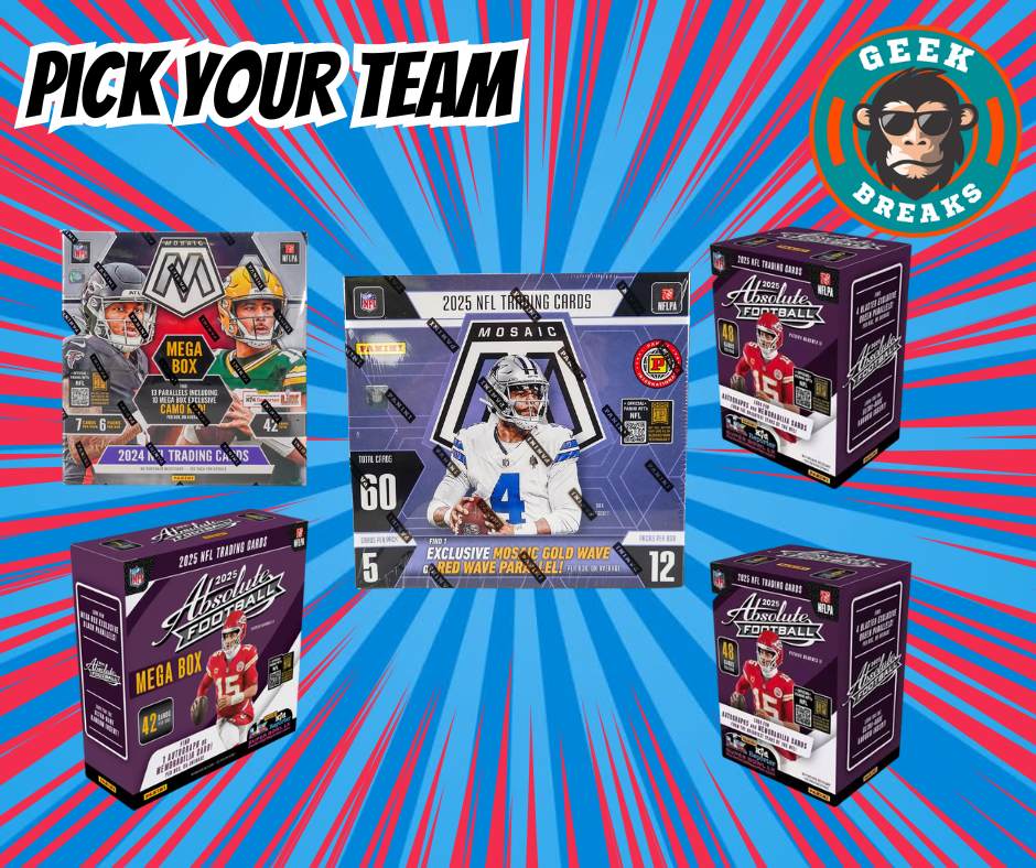 PYT Break – 2025/2024 Football Mix (Mosaic International Hobby, Absolute Mega & Blaster)