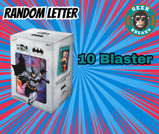 2025 SkyBox Metal Universe Batman – 10 Blaster Break | Random Letter