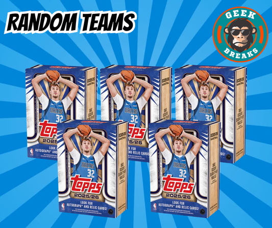 Basketball Break #1 – 2025-26 Topps Flagship NBA Blaster Box | Random Teams | 7€