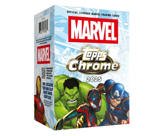 Topps Chrome Marvel 2025 Blaster Box – Personal Break | Exklusive Inserts & Yellow Lava Parallels